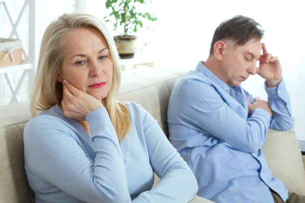 Couple affected by low testosterone